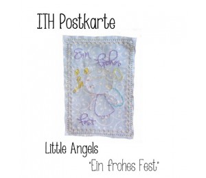 ITH Postkarte Little Angels - Frohes Fest